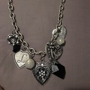 Multi charm necklace